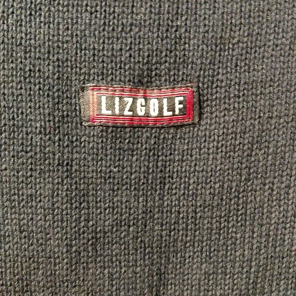 Vintage Liz Sweater Vest Women's M  Golf Scene Knitted Scene V-Neck Retro Preppy